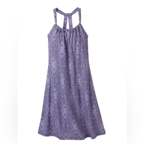 Prana Women's Dresses Prana Quinn Dress Sz XS Purple Outdoor Yoga Geometric - Picture 2 of 13